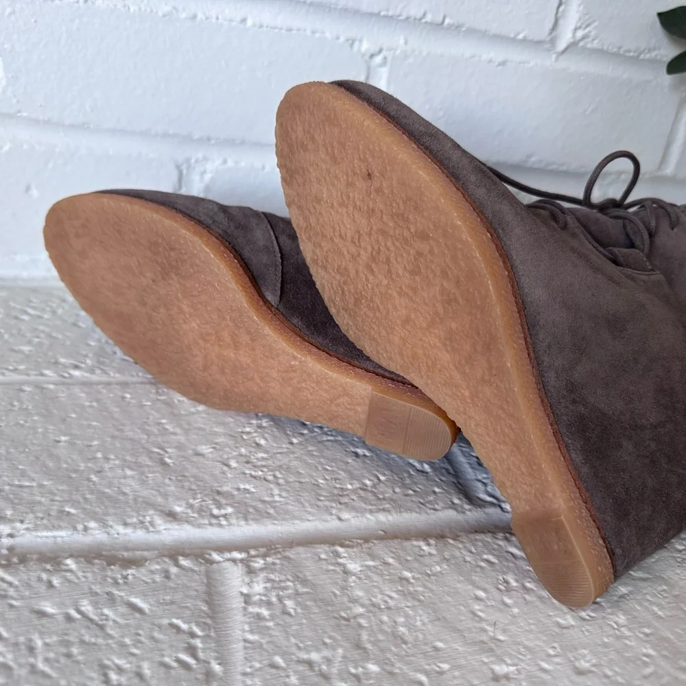 Stuart Weitzman Gray Wedge Ankle Boots - Picture 7 of 11